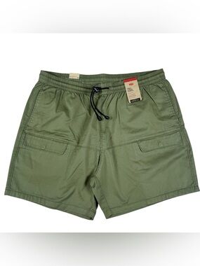 Levis Trail Cargo Hiking Outdoor Shorts Military Green 6in Inseam Men’s XL NWT